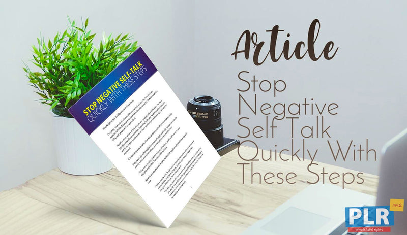 Negative Self Talk