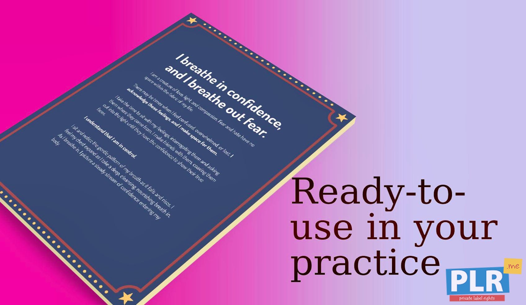 Breathe In Confidence