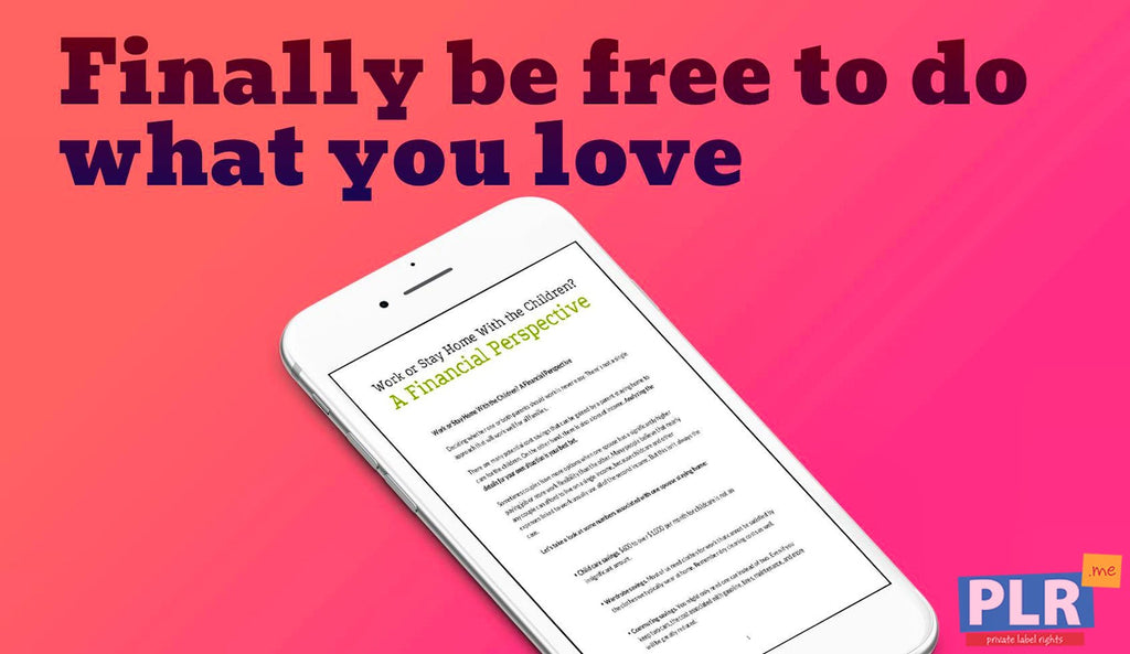 Work Or Stay Home With The Children A Financial Perspective