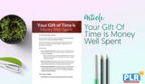 Your Gift Of Time