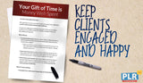 Your Gift Of Time