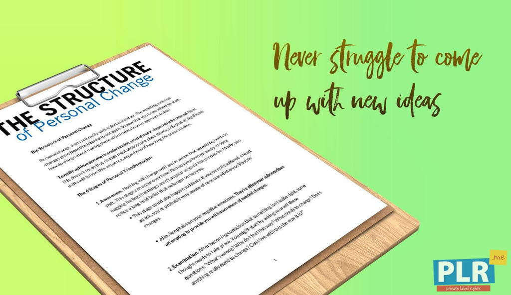 The Structure of Personal Change